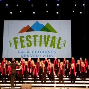 SDWC shown performing at GALA Choruses 2016 Festival in Denver, Colorado