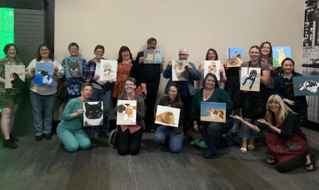 SDWC's Pet Painting Fundraiser was a Success!